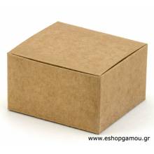 Κουτί Ορθογώνιο Κραφτ 6Χ5,5Χ3,5εκ.