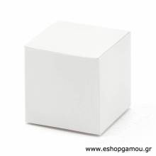 Κουτί Κύβος Λευκό 5Χ5Χ5εκ.