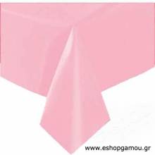 Τραπεζομάντηλο Πλαστικό Ορθογώνιο Ροζ (1,37Χ2,74μ)
