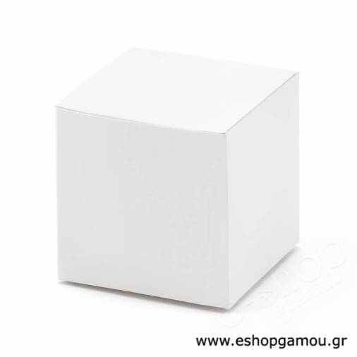 Κουτί Κύβος Λευκό 5Χ5Χ5εκ.