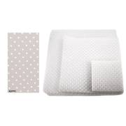 Τούλι με Λευκό Πουά 18Χ18εκ.