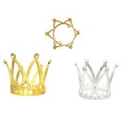 Μεταλλική Κορώνα με Στρας 4,5εκ.