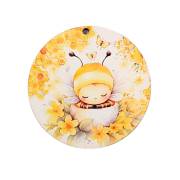 Ξύλινο Στολίδι Μελισσάκι