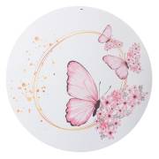 Ξύλινο Στολίδι Εκτυπωμένο Πεταλούδα 5εκ.