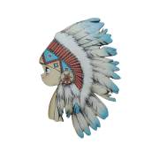 Ξύλινη Φιγούρα Ινδιάνος 13εκ.