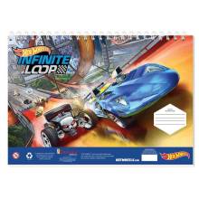 Μπλοκ Ζωγραφικής Hot Wheels Μπλέ 23Χ33εκ. 40 Φύλλων