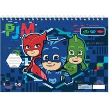 Μπλοκ Ζωγραφικής Pj Masks Μπλε 23Χ33εκ. 40 Φύλλων