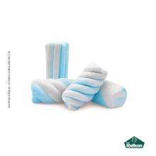 Marshmallows (Μαρσμελοους) Twist Λευκό-Σιέλ