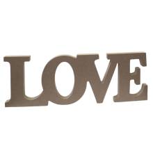 Ξύλινο Love MDF 31x11εκ.
