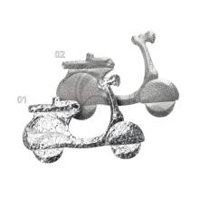 Αλουμίνιο Βέσπα 10x7εκ.