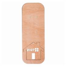 Πλάτη για Γούρια MDF Σπιτάκι 27x10εκ.
