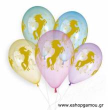 Μπαλόνι Latex Crystal Μονόκερος 30εκ.
