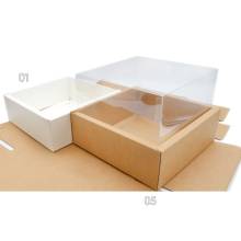 Κουτί Τετράγωνο με Ζελατίνα 30Χ30Χ16εκ.