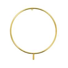 Μεταλλικό Στεφάνι με Καρφί και κρίκο 8,5εκ.