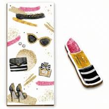 Σετ Ξύλινη Πλάτη & Στολίδι Λαμπάδας Beauty