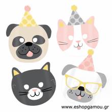Μάσκες Happy Pets 23εκ. (Σετ 8τεμ)