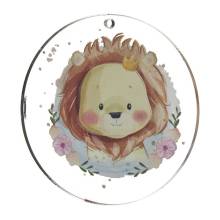 Plexiglass Στολίδι Λιονταράκι 5εκ.