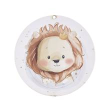 Ξύλινο Διακοσμητικό Λιονταράκι 22εκ.