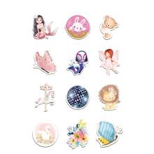 Ξύλινα Διακοσμητικά Λαμπάδας Κορίτσι Σετ 12τεμ.