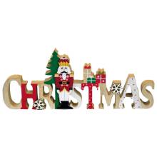 Ξύλινο Διακοσμητικό Christmas με Καρυοθραύστη 30εκ.