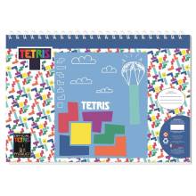 Μπλοκ Ζωγραφικής TETRIS Γαλάζιο 23Χ33εκ. 40 Φύλλων