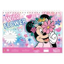 Μπλοκ Ζωγραφικής Minnie Flower 23Χ33εκ. 40 Φύλλων