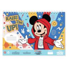 Μπλοκ Ζωγραφικής Mickey Raise up 23Χ33εκ. 40 Φύλλων
