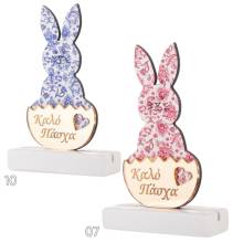 Κεραμική Βάση με Plexiglass Κουνελάκι 11,5Χ5,5εκ.