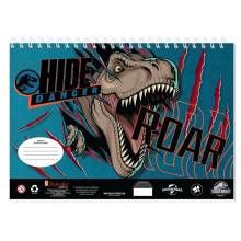 Μπλοκ Ζωγραφικής Jurassic Roar 23Χ33εκ. 40 Φύλλων