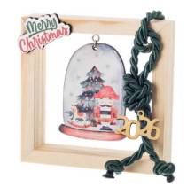 Γούρι Καδράκι με Καρυοθραύστη 10Χ10Χ2,5εκ.