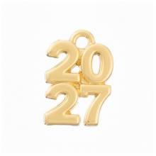 Μεταλλικό 2027 Χρυσό 1εκ.