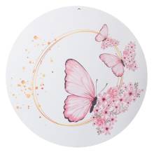 Ξύλινο Στολίδι Εκτυπωμένο Πεταλούδα 5εκ.