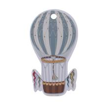 Ξύλινο Μαγνητάκι Αερόστατο Vintage 9Χ4,5εκ.
