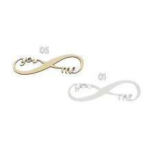 Ξύλινo Άπειρο You&Me  Μικρό 5εκ.