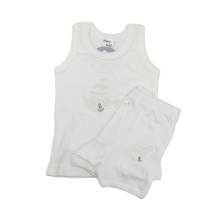 Σετ Εσώρουχα Βάπτισης Αγόρι Καραβάκι Λευκό