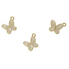 Μεταλλική Πεταλούδα με Σμάλτο 1,7Χ1,5εκ.