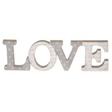 Ξύλινο LOVE Floral 40Χ11,5εκ.
