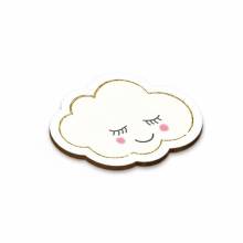 Ξύλινο Στολίδι Συννεφάκι 6,5εκ.