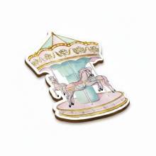 Ξύλινο Στολίδι Καρουζέλ 9εκ.