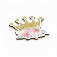 Ξύλινο Στολίδι Κορώνα 9εκ.