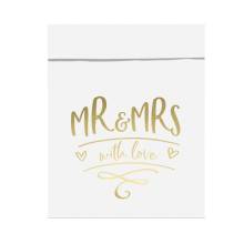 Σακουλάκι Δώρου Mr & Mrs Χρυσό