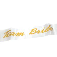 Κορδέλα Σατέν Team Bride 9.5εκ.