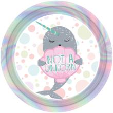 Πιατάκια Χάρτινα Narwhal (8τεμ)