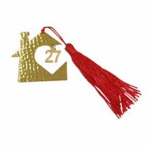 Γούρι Σπιτάκι 27 με κόκκινη Φούντα