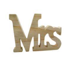 Ξύλινο Mrs Φυσικό 15x11εκ.