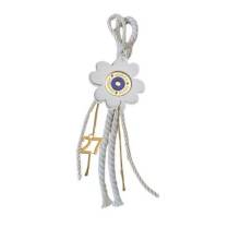 Γούρι Κεραμικό Τριφύλλι Μάτι Ευχές 27