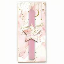 Σετ Ξύλινη Πλάτη & Στολίδι Λαμπάδας Twinkle Little Star