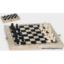 Ξύλινο Παιχνίδι Σκάκι 21εκ.