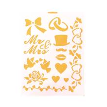 Στένσιλ Ζωγραφικής Γάμου Mr & Mrs 31εκ.