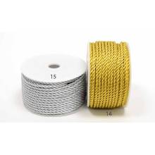 Κορδόνι Rayon Χρυσό-Ασημί 3χιλ.(18μ.)